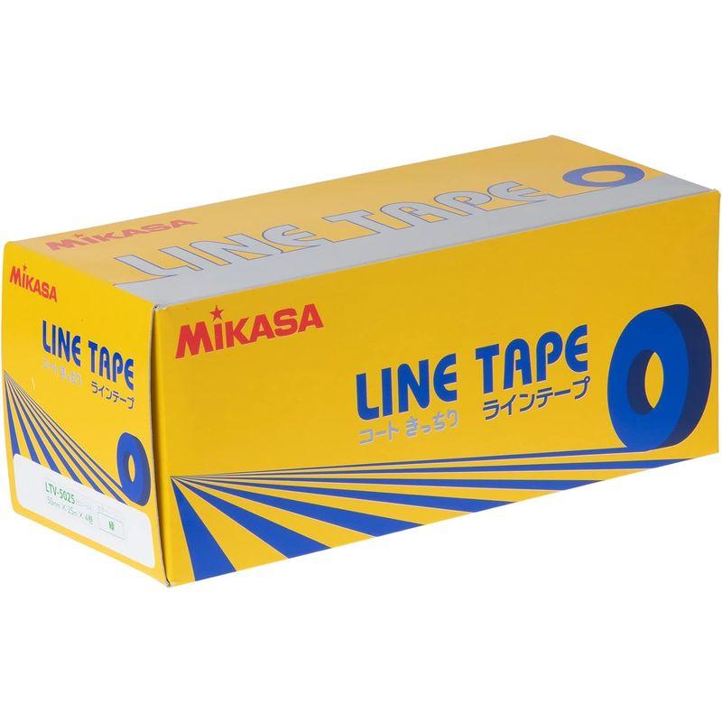 ミカサ(MIKASA) ラインテープ 緑 ビニール (伸びるタイプ) 幅40?×25ｍ×5巻入 LTV-4025 G｜sorrisoshop｜04