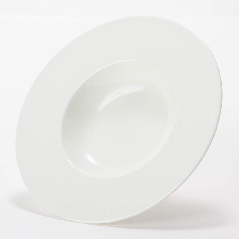 NARUMI(ナルミ) プレート 皿 プロスタイル 25cm ホワイト シンプル リム スープ パスタ皿 電子レンジ温め 食洗機対応 日本製｜sorrisoshop｜03