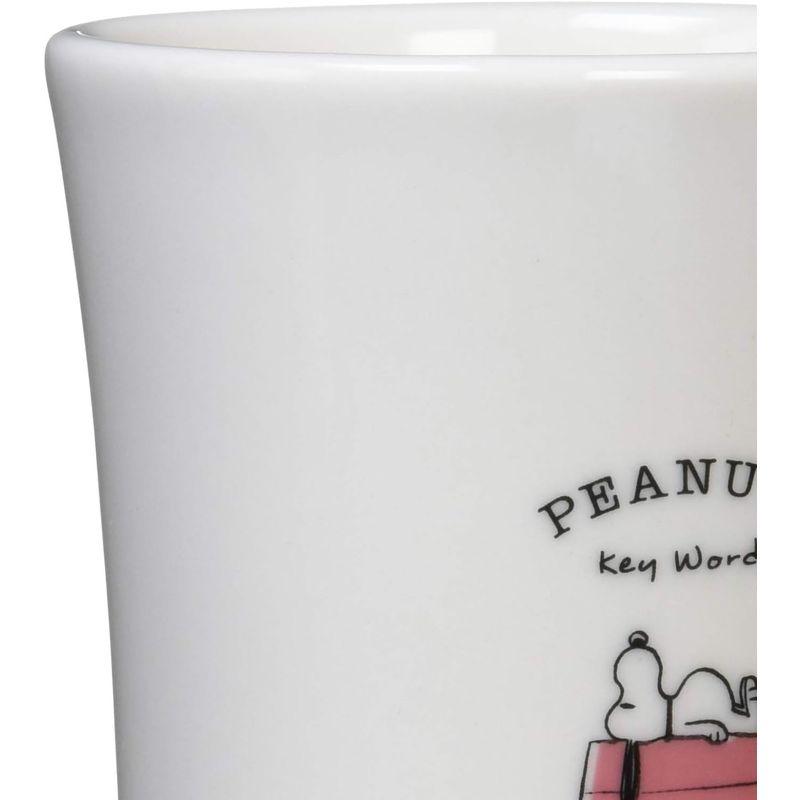 「 PEANUTS(ピーナッツ) 」 スヌーピー キーワード ハウス マグカップ 8.5cm 白 604140｜sorrisoshop｜02
