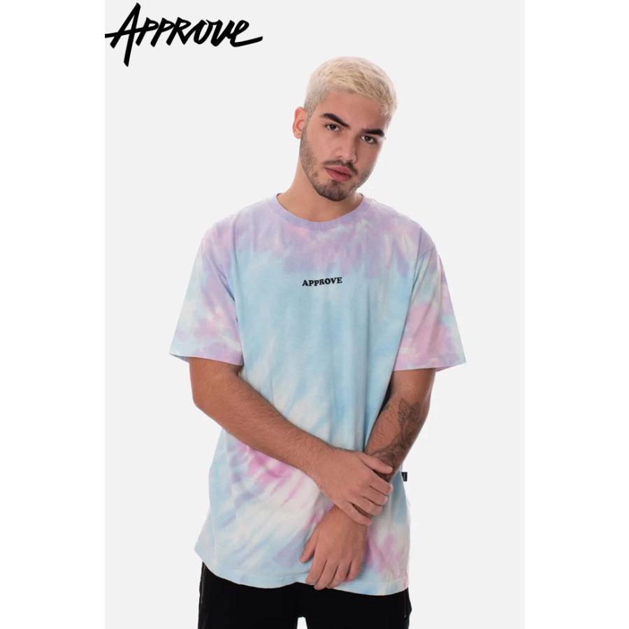 Approve Tシャツ タイダイ ホログラフィック アプルーヴ Tシャツ タイダイ ホログラフィック ブルー APPROVE