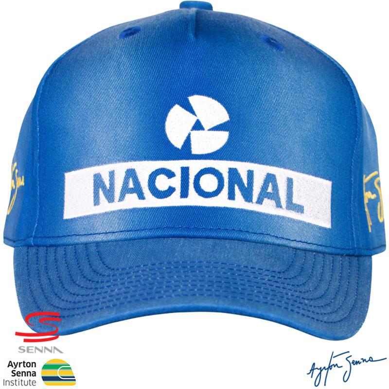 アイルトン・セナ SENNAロゴ公式 NACIONAL ヴィンテージキャップ