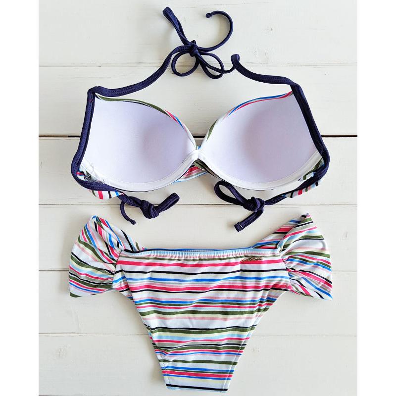 Morena Rosa フロントクロスライトボーダー水着 ワイヤー入り_3