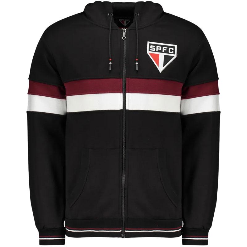 サンパウロFC公式トリコロール デザイン スウェットパーカー 裏起毛