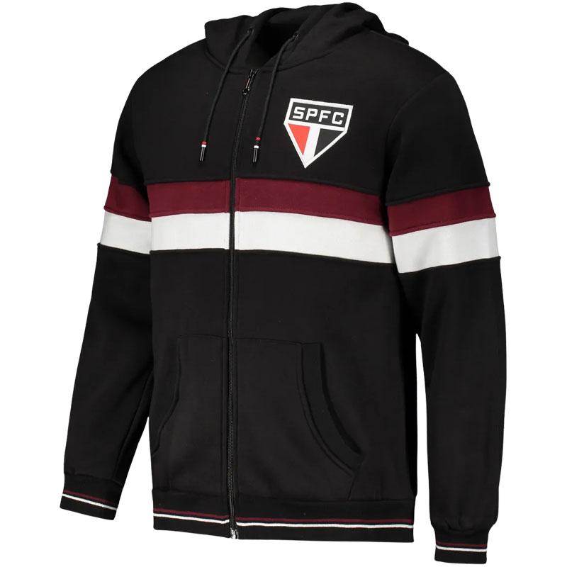 サンパウロFC公式トリコロール デザイン スウェットパーカー 裏起毛