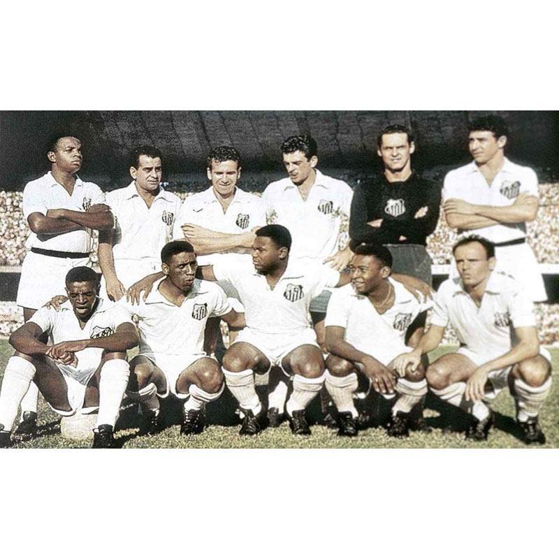 ブラジルサッカーレトロ公式 サントスFC 1962/63 復刻ユニフォーム