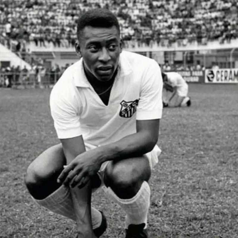 ブラジルサッカーレトロ公式 サントスFC 1962/63 復刻ユニフォーム