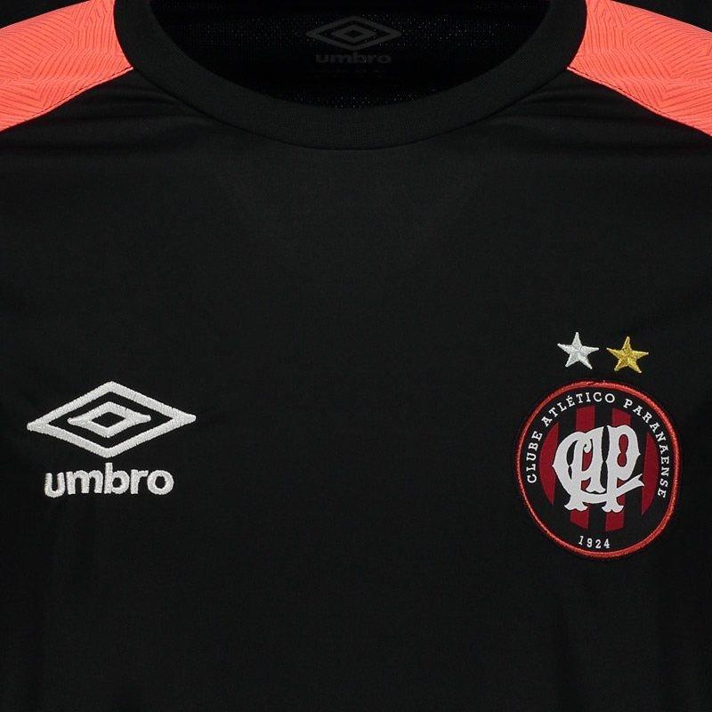 アトレチコパラナエンセ公式練習着 ATLETICO PARANAENSE ラグランスリーブ umbro ブラック｜sorte-brazil｜04