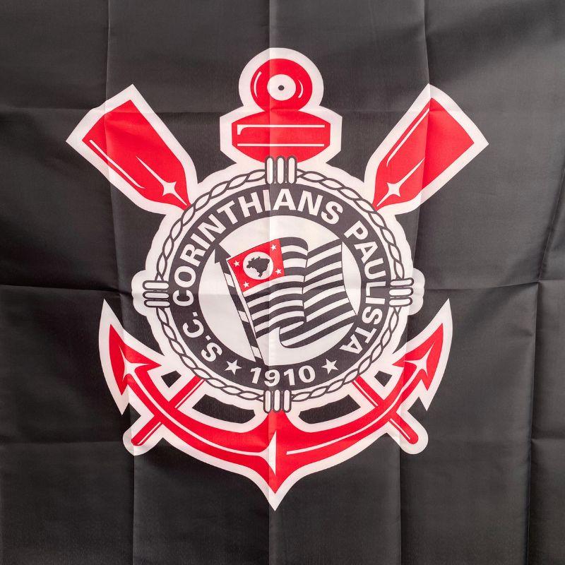 コリンチャンスエンブレムチームフラッグ CORINTHIANS ブラック