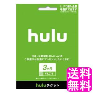 翌営業日迄にコード通知専用商品 Huluチケット 3ヶ月分 Hlt 1000000000003 送料無料的商店 通販 Yahoo ショッピング