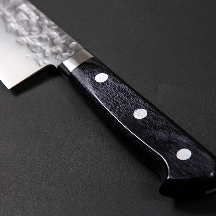 包丁 ステンレス 高村 三徳 料理包丁 文化 口金 V10 スペシャル 鎚目