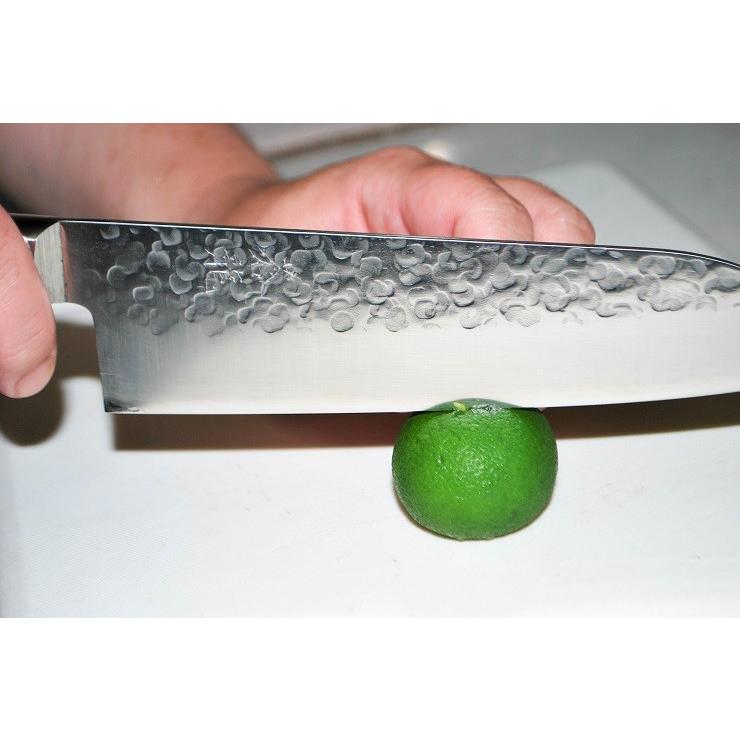 包丁 ステンレス 高村 三徳 料理包丁 文化 口金 V10 スペシャル 鎚目