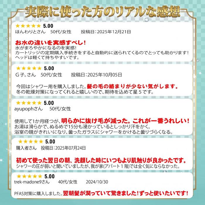 シャワーヘッド 塩素除去 浄水 「素粒水]」 正規代理店 浄水シャワー