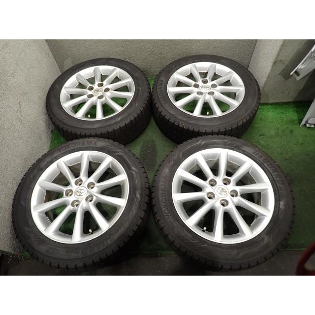 エスティマ 2024年49周 残溝9ミリ ヨコハマ iceGUARD ic60 215/55/R17 ACR50エスティマ純正アルミ タイヤ ...