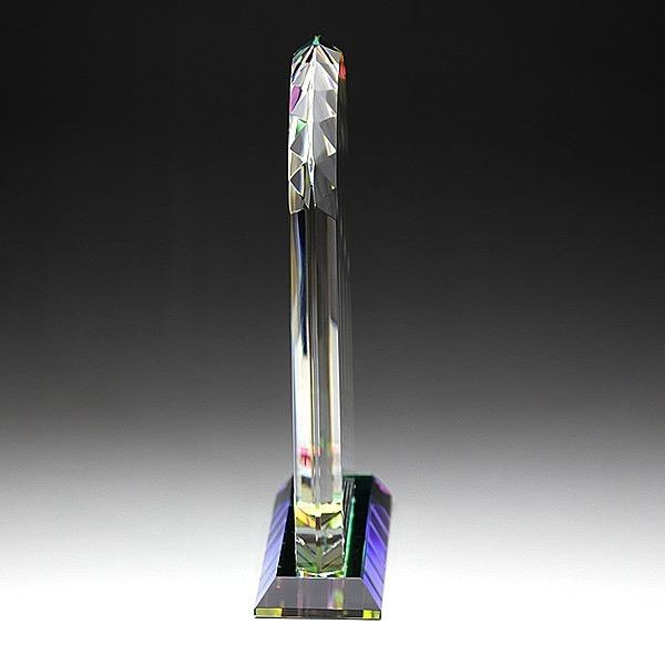 福利厚生 周年 卒業 記念品/記念品 ギフト [サンドブラスト加工代込] クリスタル 盾 小 DP-6C ※版代別途の画像