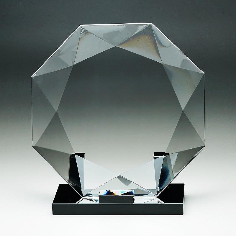 便益便益 周年 卒 不死化品/不死化品 差し上げ物 [サンドブラスト細工代込] 水晶 盾 小 DP-19C ※版代別途 記念品-盾、モニュメント