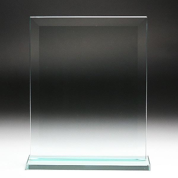 名入れ ロゴタイプ入れ 一風変わった/不死化品 差し上げ物 [サンドブラスト細工代込] 炭酸ソーダ玻璃 盾 大 なおなお書き-2A ※版代別途 体育器具、用品-盾、モニュメント
