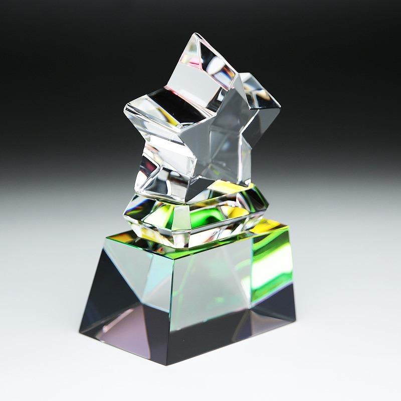 記念品 ギフト/福利厚生 周年 卒業 記念品 [サンドブラスト加工代込] トロフィー 小 CR-32C ※版代別途の画像