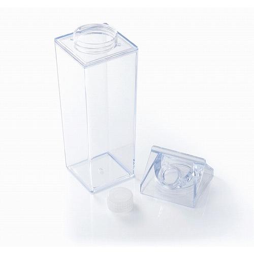 販促品 ノベルティ グッズ パック型クリアボトル500ml : 粗品・記念品