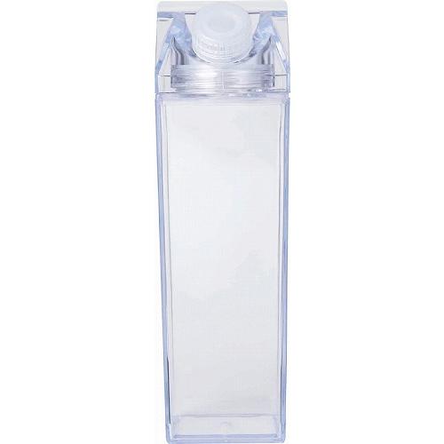 販促品 ノベルティ グッズ パック型クリアボトル500ml : 粗品・記念品