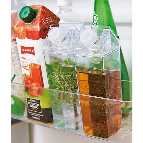 販促品 ノベルティ グッズ パック型クリアボトル500ml : 粗品・記念品