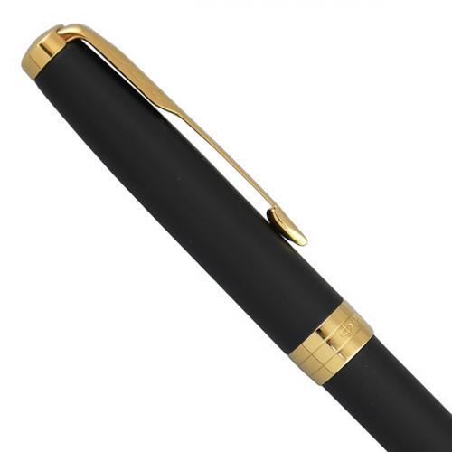 記念品 ギフト/福利厚生 周年 卒業 記念品　PARKER パーカー  ギフト包装 レーザー名入れ対応・ソネット　マットブラックGT　ボールペン_2