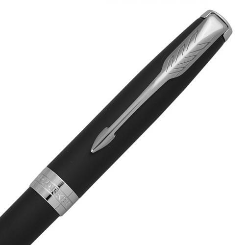 福利厚生 周年 卒業 記念品/名入れ ロゴ入れ オリジナル　PARKER パーカー  ギフト包装 レーザー名入れ対応・ソネット　マットブラックCT　ボールペン_3