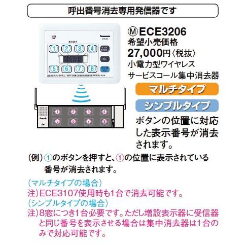 Panasonic（パナソニック） ECE3206 ワイヤレスサービスコール YOBION