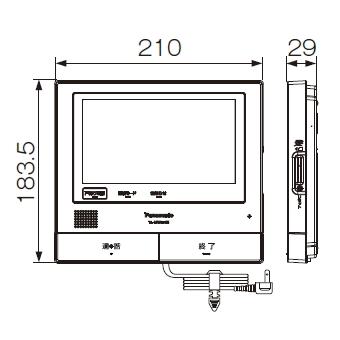 Panasonic VL-SWE710KS パナソニック テレビドアホン 録画機能付 Panasonic VL-SWE710KS パナソニック テレビドアホン 録画機能付