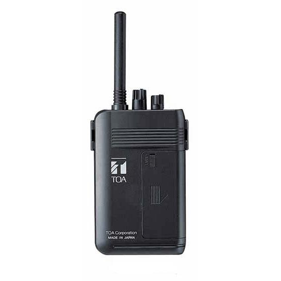 WM-1100 TOA 300MHz帯 ワイヤレスガイドシステム 携帯型送信器（ツーピース型） [ WM1100 ]