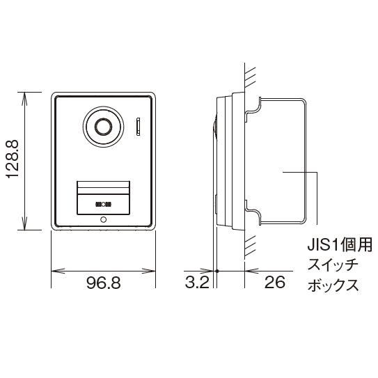 WP-24A/B （Zセット） アイホン スマートホン連動 テレビドアホン ７型ワイド親機 電源直結式 ＋カメラ付玄関子機 ２台 ＋ワイヤレス子機３台 [ WP24A/B-Z-SET ]の画像