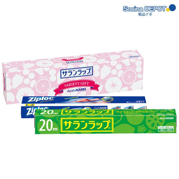 引っ越し 挨拶 品物 ギフト 粗品 工事 挨拶まわり 初盆 お返し 旭化成 サランラップ バラエティギフト Svg5b 包装 のし Dh 3 粗品デポ Yahoo 店 通販 Yahoo ショッピング