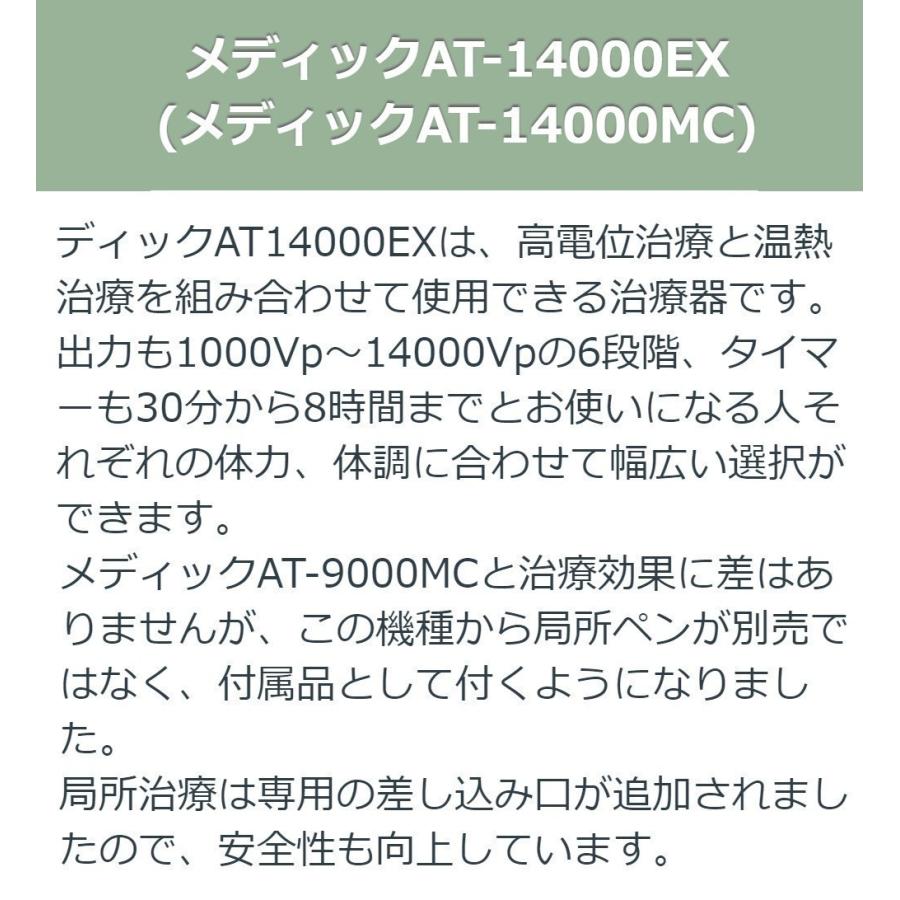 メディック AT-14000EX 中古 特価ランク 2年保証 日本セルフメディカル