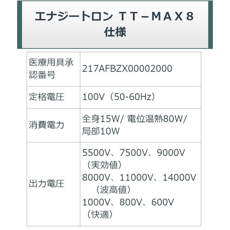 エナジートロンTT-MAX8 （9000V表示） ロングシートタイプ 中古 B