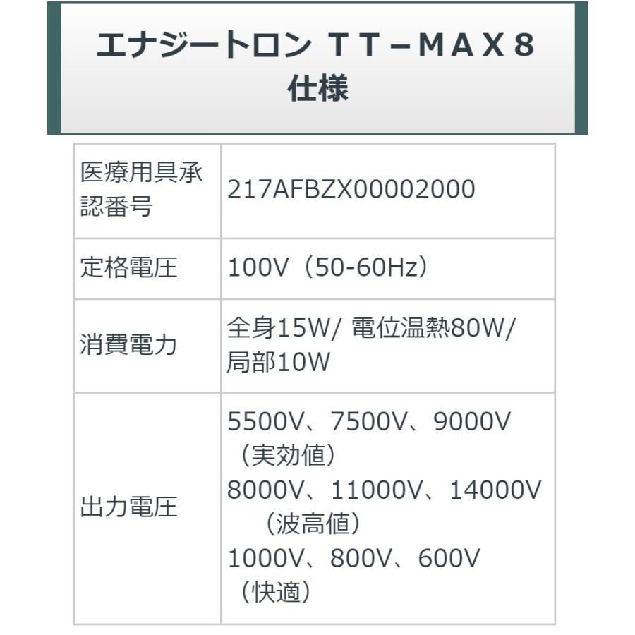 エナジートロンTT-MAX8 （14000V表示） ロングシートタイプ 中古 特価 