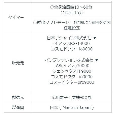 コスモドクター io9000(イオ9000) 中古 台数限定特価 1年保証 コスモドクター io9000(イオ9000) 中古 台数限定特価 1年保証