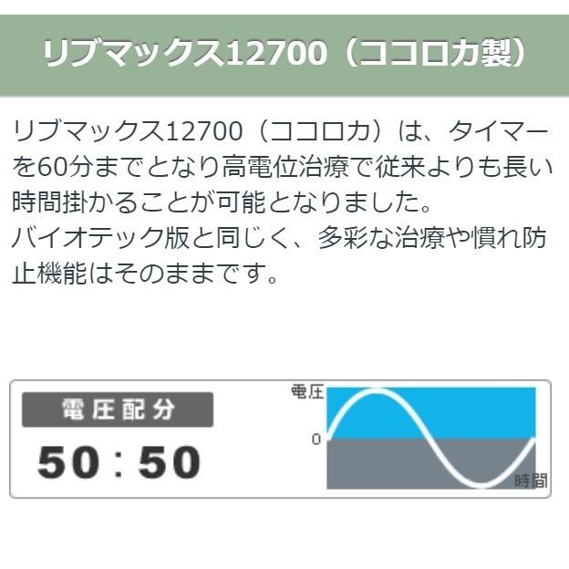 リブマックス12700 中古 特価ランク 5年保証 ココロカ 電位治療器