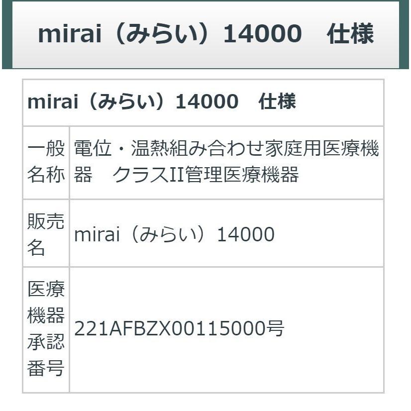 mirai14000 （みらい14000） 中古 特価ランク 1年保証 朝日技研工業