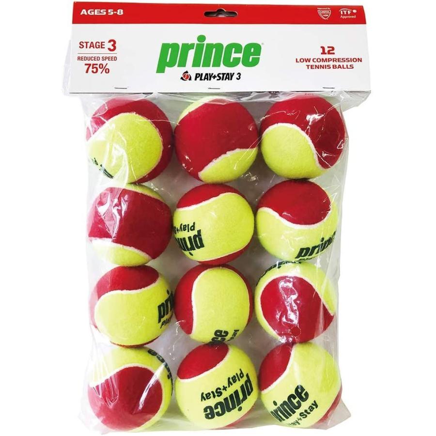 Prince(プリンス) キッズ テニス PLAY+STAY ステージ3 レッドボール(12球入り) 7G329｜sosola-shop｜02