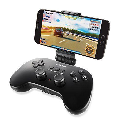 エレコム Pcメガネ スマホホルダー付 ゲームパッド ゲームコントローラー アンドロイド ブルートゥース Vr Ar対応 アンドロイド 12ボタンps系ボタン配列 スマホホルダー付 Sosolaショップ ブ