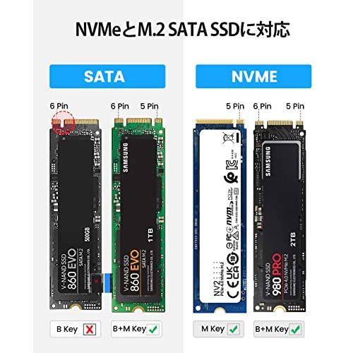 ORICO M.2 SSD 外付けケース M2 SSD ケース NVMe / SATA 両対応 USB3.2 Gen2 10Gbps NVME｜sosola-shop｜05