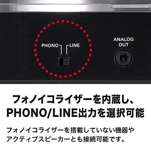 オーディオテクニカ フルオートレコードプレーヤー レッド AT-LP60X RD｜sosola-shop｜06