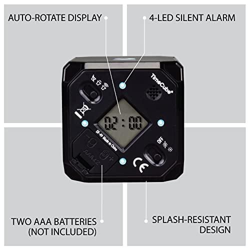 TimeCube Plus プリセット タイマー LEDライト4つ/アラーム付き 時間の管理用 カウントダウン設定 (ブラック - 2分 10分｜sosola-shop｜05
