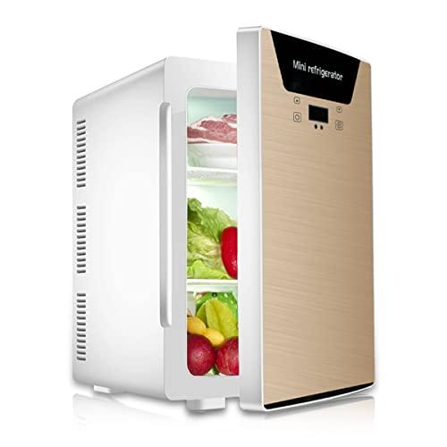 PLIOSN ミニ冷蔵庫 冷温庫 22L 小型 冷蔵庫 温度調節可能 LCD温度-