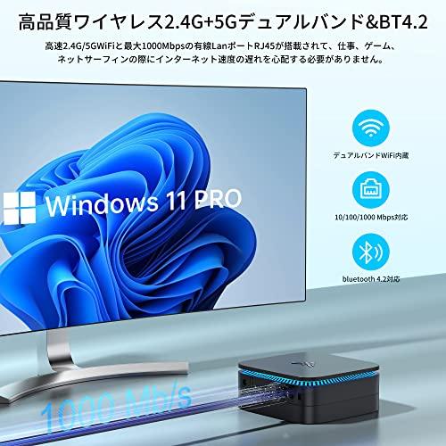 デスクトップパソコン ミニPC 最新第12世代 Intel N95 mini pc動作より 