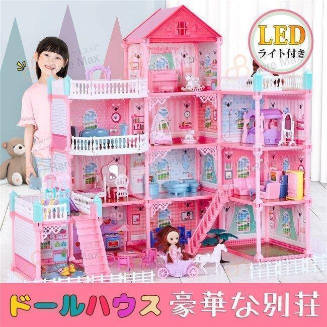 ドールハウス バービーハウス 人形用ハウス Amazon.co.jp: LEOWOO ドールハウス バービーハウス 人形用