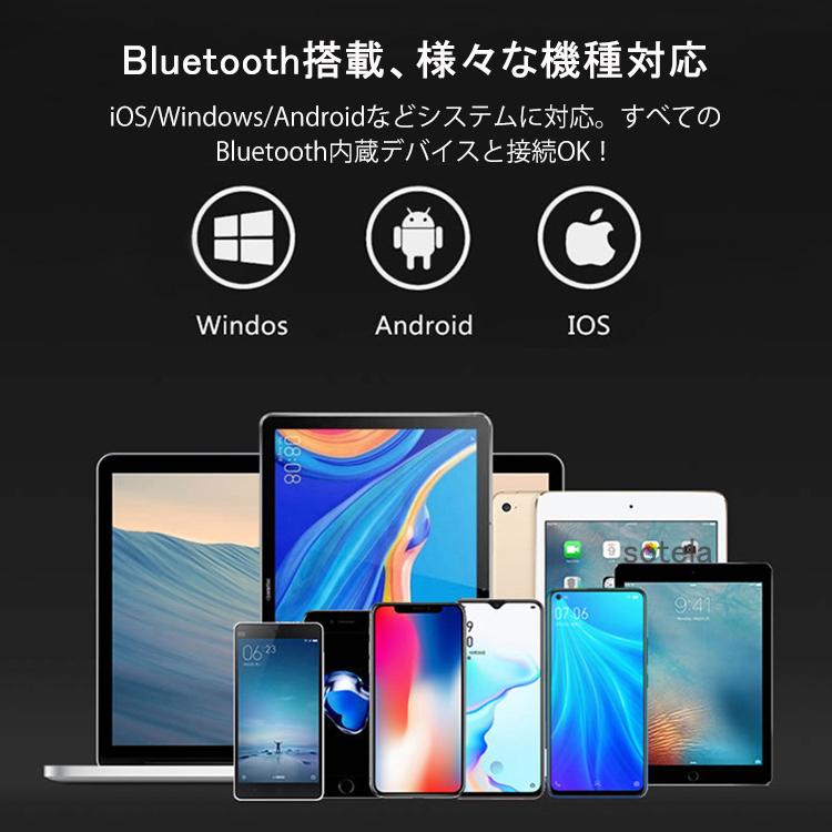 Bluetooth キーボード タッチパッド 折りたたみ ワイヤレス 無線 ブルートゥース iOS Android Windos 軽量 薄型 keyboard アンドロイド iphone｜sotela｜13