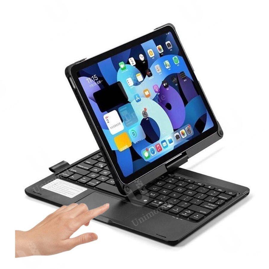 360度回転 iPadキーボードケース iPadAir4 10.9インチ タッチパッド 