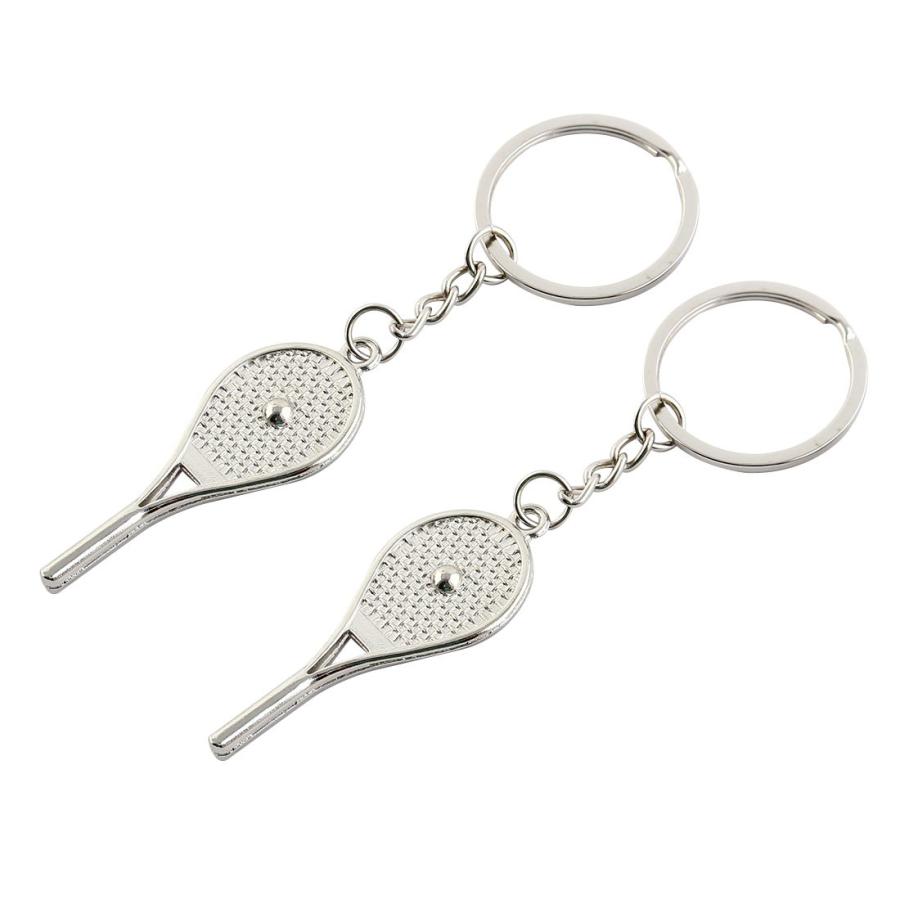 Uxcell キーリングキーチェーン テニスラケット ペンダント テニスキーホルダー シルバー 2個入り Aux0304 ソウテン2号店 通販 Yahoo ショッピング