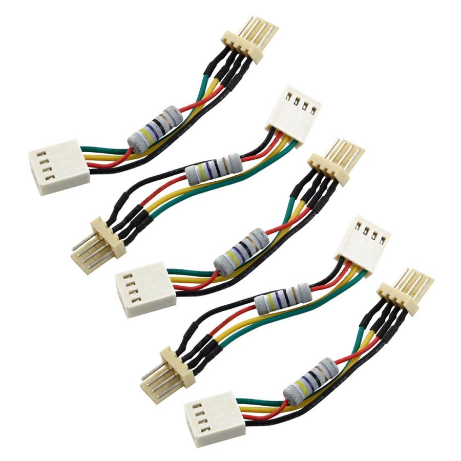 Uxcell ファン 抵抗 ケーブル デスク トップ Pc 速度 ノイズ 4ピン コネクタ A11110800ux0145 ソウテン2号店 通販 Yahoo ショッピング