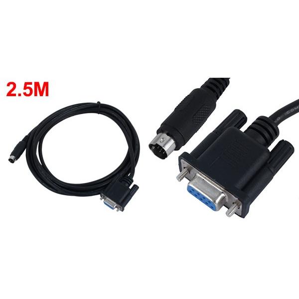 uxcell PLC ケーブル Proface GPW-CB02用 ブラック RS232 シリアル 8.2